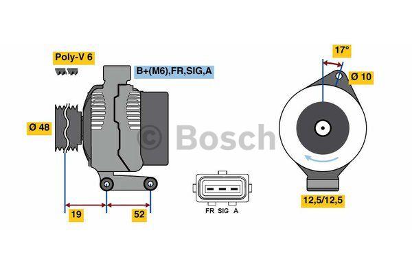 Alternator Bosch 0 986 080 440