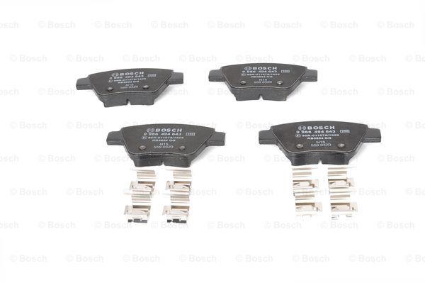 Brake pad set Bosch 0 986 494 643