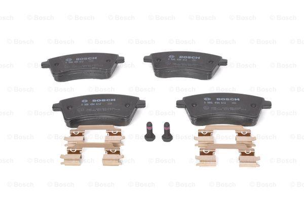 Brake pad set Bosch 0 986 494 612