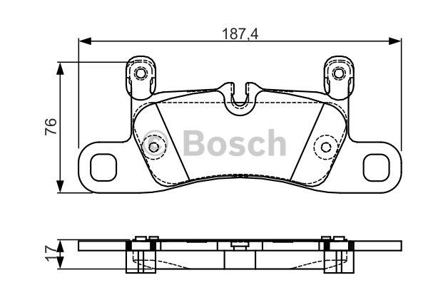 Bosch 0 986 TB3 219 Brake Pad Set, disc brake 0986TB3219