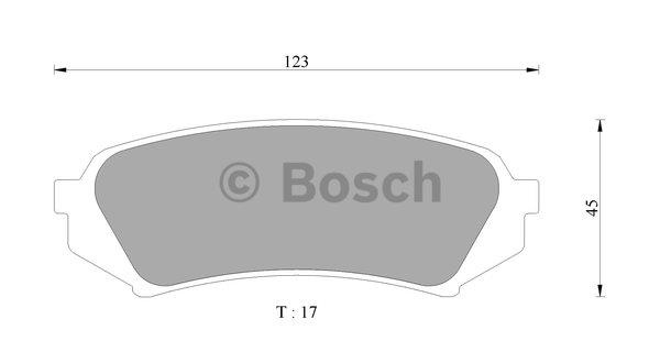 Bosch 0 986 AB9 274 Brake Pad Set, disc brake 0986AB9274