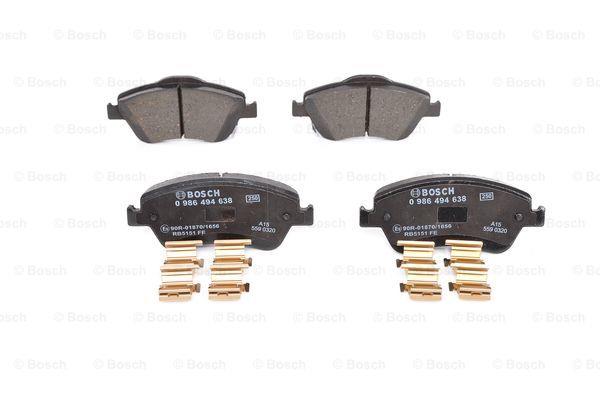 Bosch Brake Pad Set, disc brake – price 143 PLN