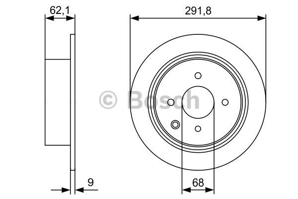 Bosch Brake disc – price