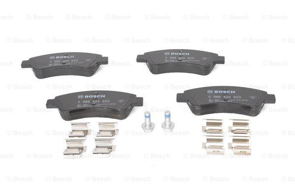 Brake Pad Set, disc brake Bosch 0 986 494 623