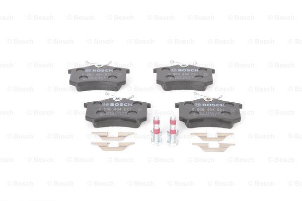 Brake Pad Set, disc brake Bosch 0 986 494 621
