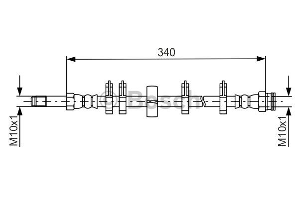 Brake Hose Bosch 1 987 481 667