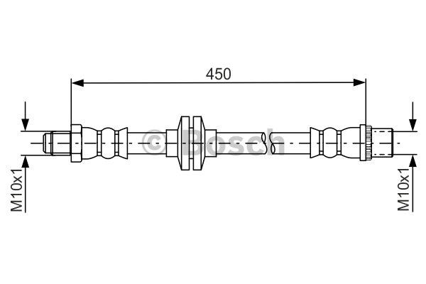 Brake Hose Bosch 1 987 481 683