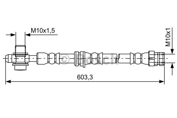 Brake Hose Bosch 1 987 481 742