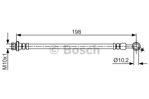 Brake Hose Bosch 1 987 481 712