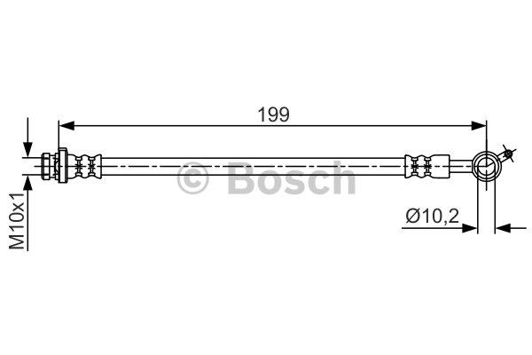 Brake Hose Bosch 1 987 481 699