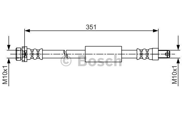 Brake Hose Bosch 1 987 481 705