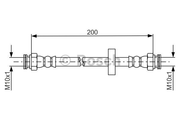 Brake Hose Bosch 1 987 481 670
