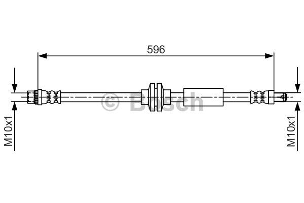 Brake Hose Bosch 1 987 481 708