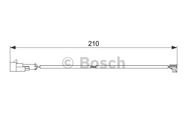 Brake pad wear sensor Bosch 1 987 474 520