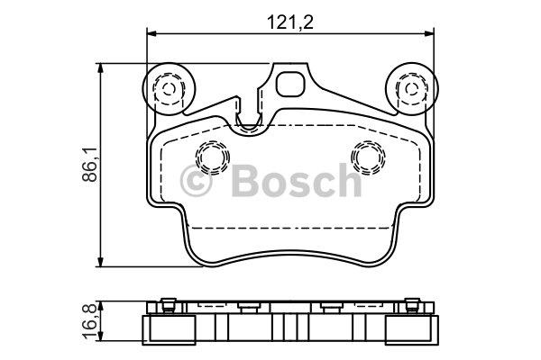 Bosch 0 986 494 567 Brake Pad Set, disc brake 0986494567