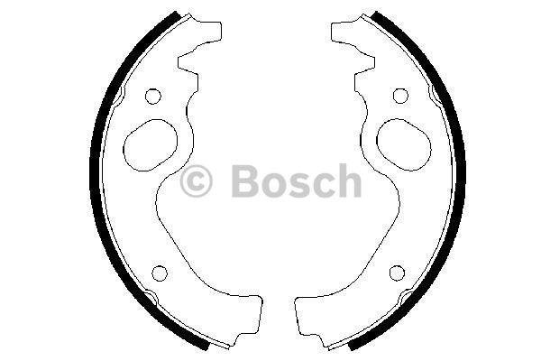 Bosch 0 986 487 508 Brake Pad Set, disc brake 0986487508