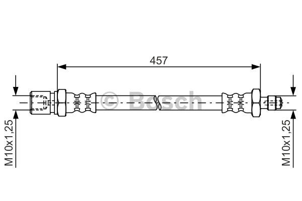 Brake Hose Bosch 1 987 481 781