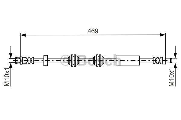Bosch Brake Hose – price 55 PLN