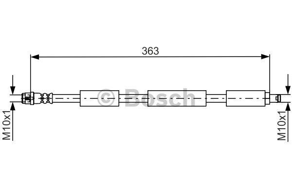 Brake Hose Bosch 1 987 481 749