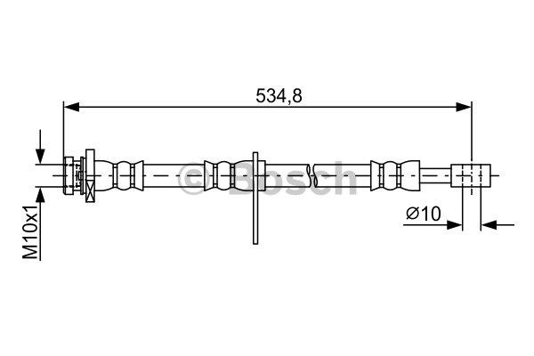 Bosch Brake Hose – price 56 PLN