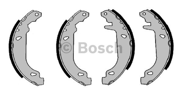 Bosch F 026 004 272 Brake shoe set F026004272