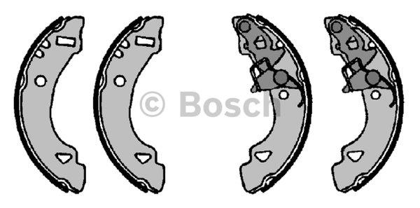 Bosch F 026 004 331 Brake shoe set F026004331