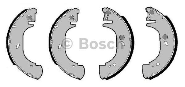Bosch F 026 004 401 Brake shoe set F026004401