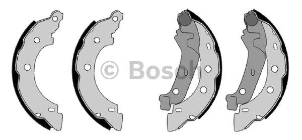 Bosch F 026 004 570 Brake shoe set F026004570