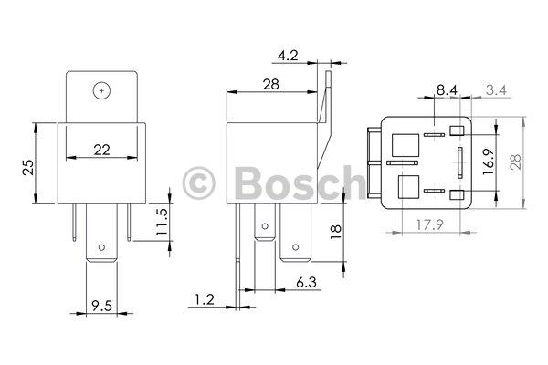 Relay Bosch 0 986 AH0 081