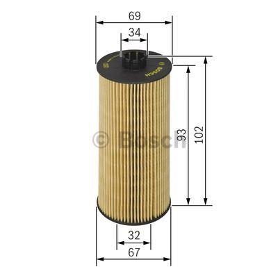 Bosch Oil Filter – price 43 PLN