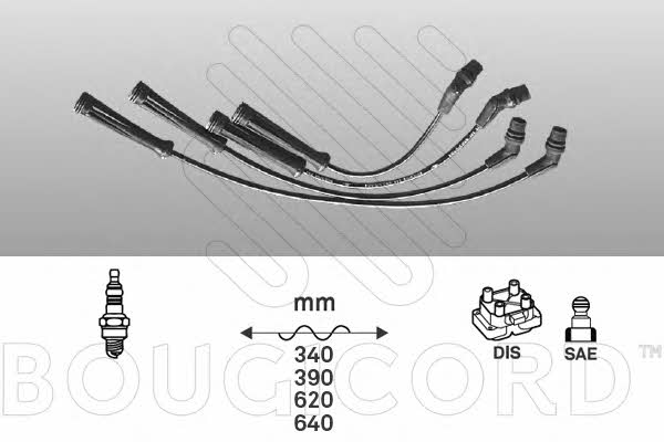 Bougicord 2457 Ignition cable kit 2457