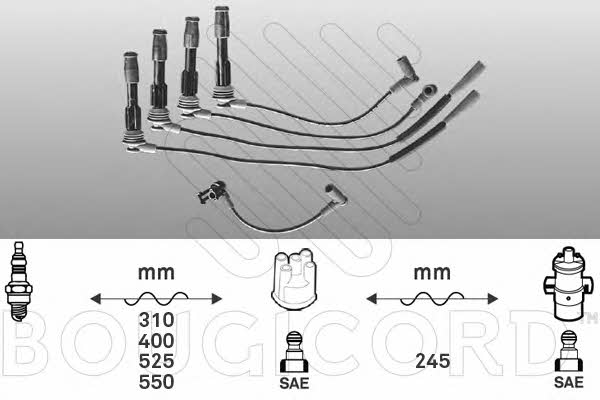 Bougicord 2476 Ignition cable kit 2476