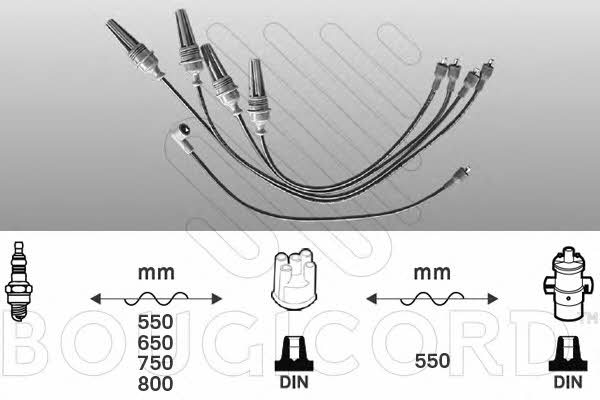 Bougicord 3373 Ignition cable kit 3373