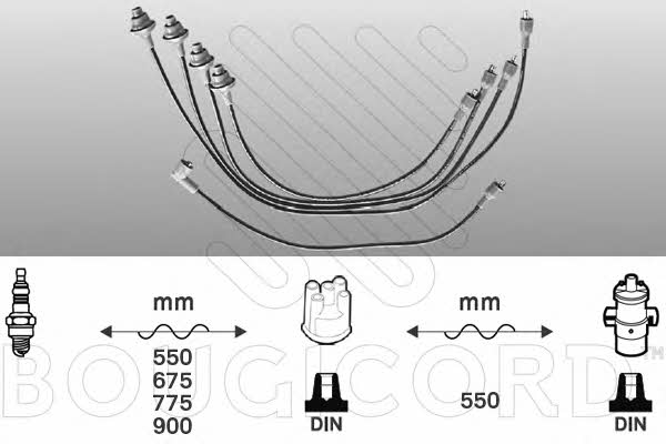 Bougicord 3379 Ignition cable kit 3379