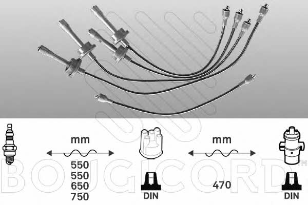 Bougicord 4012 Ignition cable kit 4012
