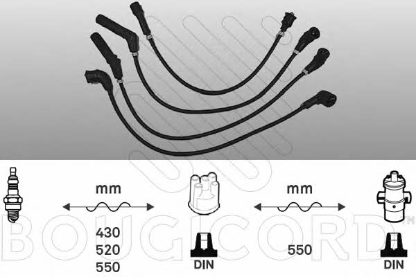 Bougicord 4015 Ignition cable kit 4015