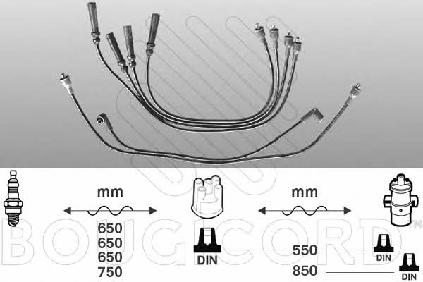 Bougicord 4086 Ignition cable kit 4086