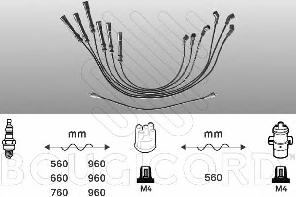Bougicord 4107 Ignition cable kit 4107