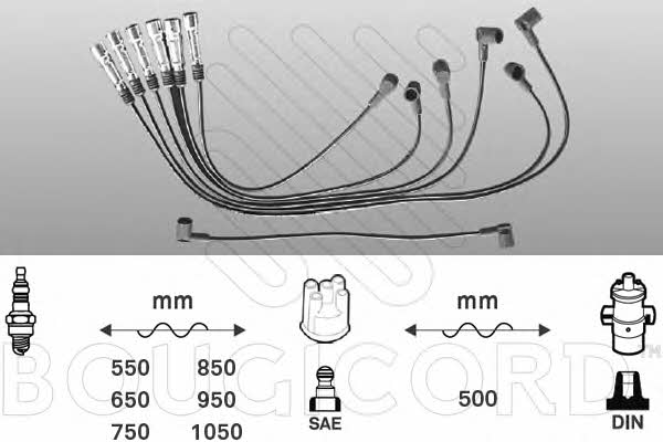 Bougicord 4114 Ignition cable kit 4114