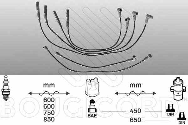 Bougicord 4121 Ignition cable kit 4121
