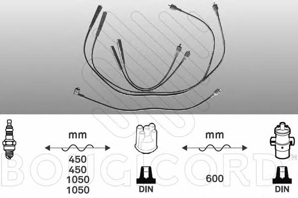 Bougicord 7140 Ignition cable kit 7140