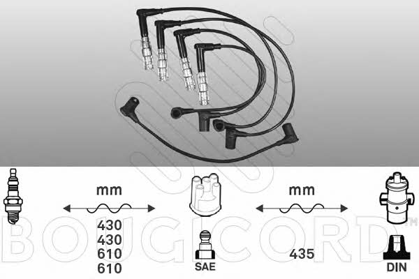 Bougicord 7154 Ignition cable kit 7154