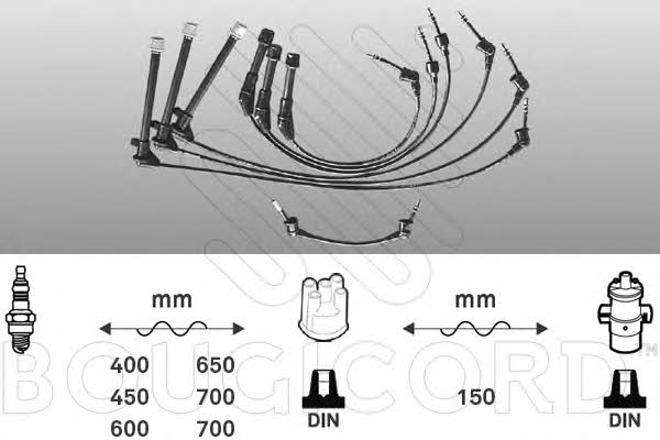Bougicord 7176 Ignition cable kit 7176