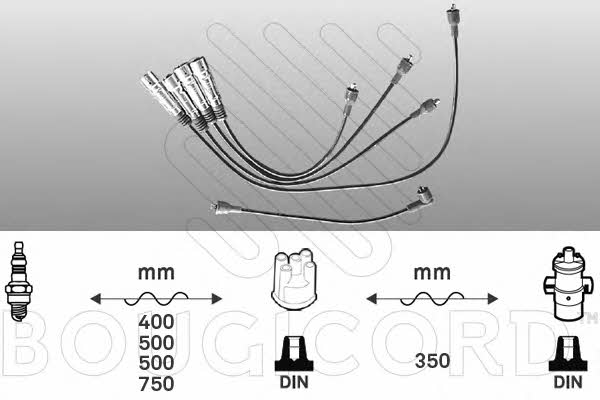 Bougicord 7243 Ignition cable kit 7243