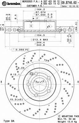 Breco BV 9000 Brake disc BV9000