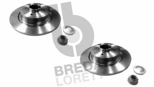 Breda lorett DFM 0005 Rear brake disc, non-ventilated DFM0005