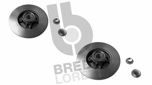 Breda lorett DFM 0014 Rear brake disc, non-ventilated DFM0014