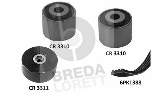 Breda lorett KCA 0015 Drive belt kit KCA0015