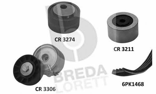 Breda lorett KCA 0016 Drive belt kit KCA0016