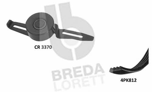 Breda lorett KCA 0057 Drive belt kit KCA0057